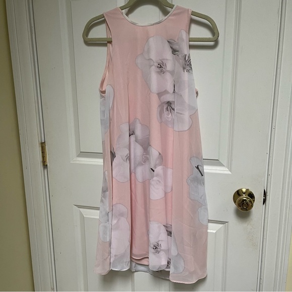 calvin klein chiffon trapeze dress Calvin Klein Womens Racerback Chiffon Trapeze Dress Liberia